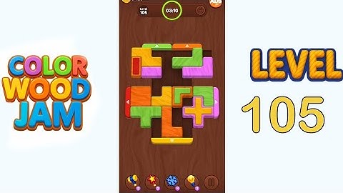 Color Wood Jam Level 105 Walkthrough Solution
