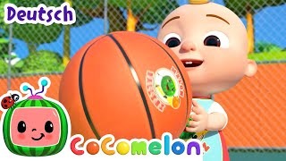 Basketballlied | CoComelon - JJ's Animal Time Deutsch | Cartoons und Kinderlieder