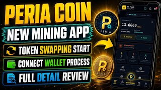 How To Join PERIA Coin Mining App |PERIA Coin Wallet Connect Process | NewMining App in Pakistan