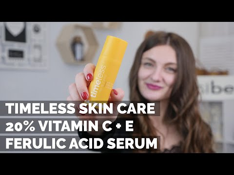 АНТИОКСИДАНТЫ | ОБЗОР СЫВОРОТКИ-БЕСТСЕЛЛЕРА TIMELESS - 20% VITAMIN C + E FERULIC ACID SERUM