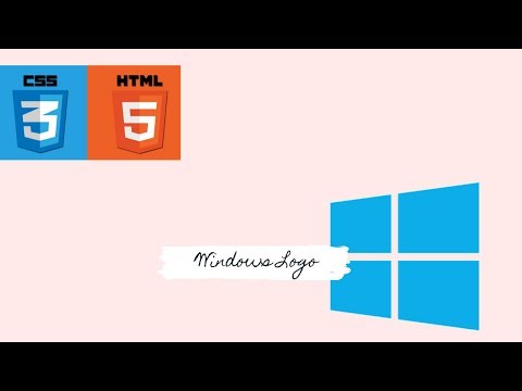 Making Windows 10 Logo in HTML & CSS | Easy and Simple Steps