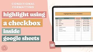 Make Your To-Do List Smarter! Highlight Rows with Checkboxes in Google Sheets