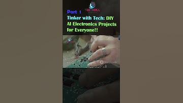 Tinker with Tech: DIY AI Electronics Projects for Everyone! Build Your Own Smart Gadgets! Part 1 #ai