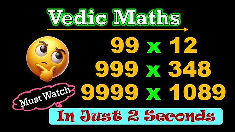 🚀2 SEC MULTIPLICATION TRICKS 🔥 VEDIC MATHS 💥 Quickest Maths Tricks 🚀 Mind Blowing Tricks