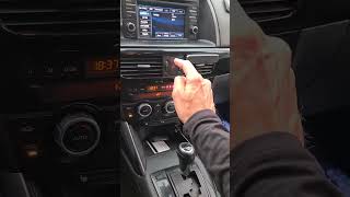 Mazda CX 5 2011-2013 год (Mazda 3) ходовые огни ,как самому включить