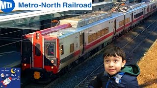 Johny's MTA Subway Train Ride On Metro North Railroad From Grand Central NYC To New Rochelle