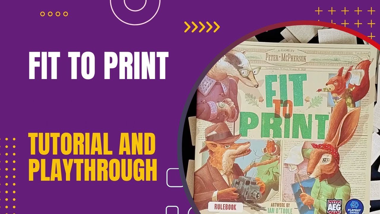 Fit to print solo tutorial and playthrough danicha youtube