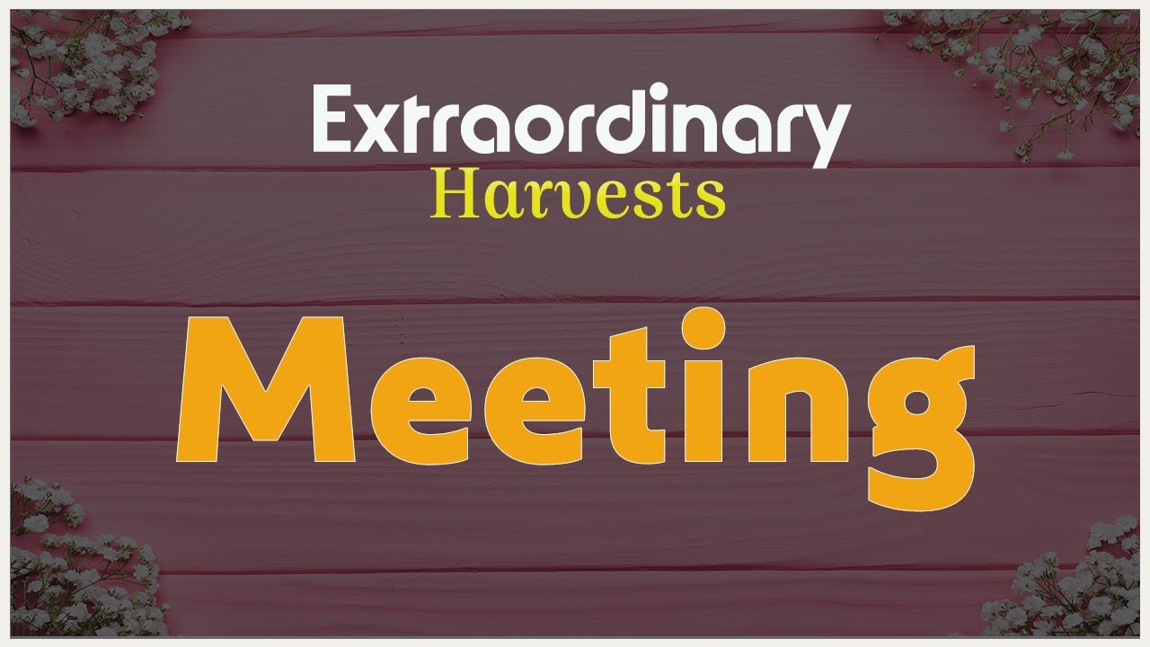 EXTRAORDINARY HARVESTS || 09.10.2024