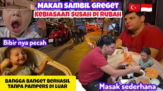 AKTIVITAS SORE KITA,IKUT NANGISIN BIBIR ALISYA PECAH
