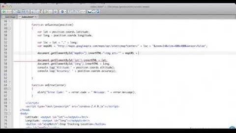 Html5 7 02 Displaying a Map