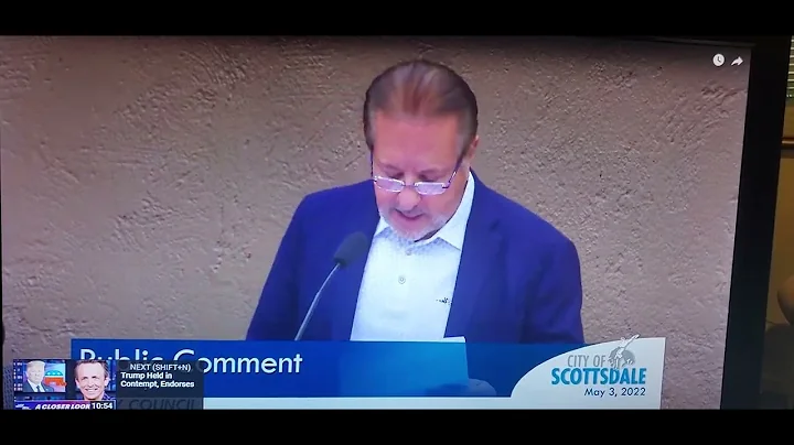 Tom Laporte public comment 5/3/22 City Council Mee...