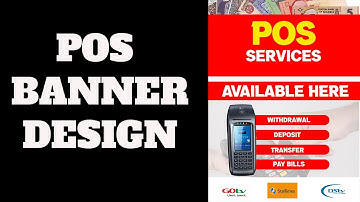 Graphic design for Pos machine business using photoshop