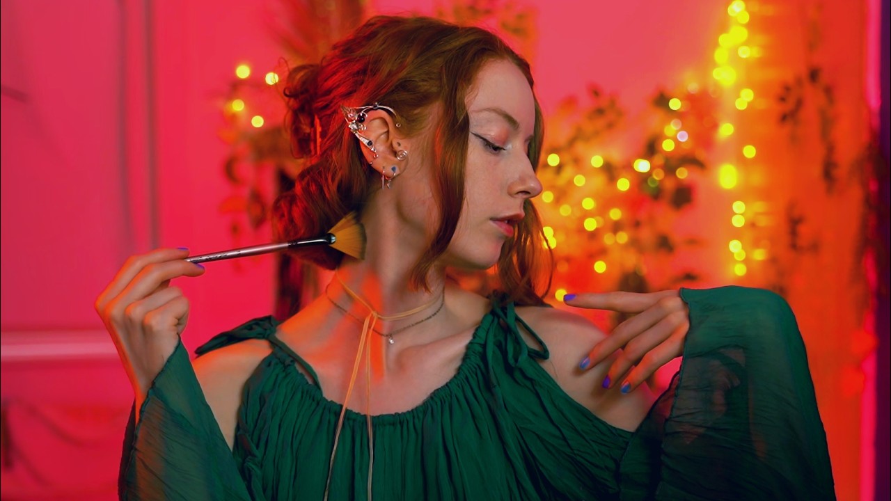 🧿 The Softest ASMR - Caring For You 🌙🔮  Sleepy Face Tracing & Brushing