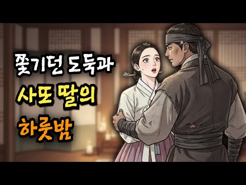 사또 딸 방에 숨어든 도둑, 그날밤 벌어진 충격적....(야담 민담 전설 설화 옛날이야기 오디오북)