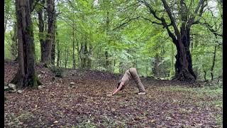 Yoga at nature