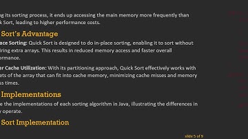 Understanding Merge Sort vs Quick Sort Implementations: An Analysis of Performance
