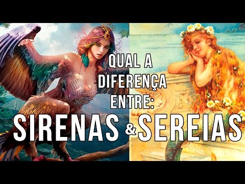 Vídeo: Diferença Entre Sereia E Sereia