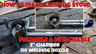 how to make camping stove no welding nozzle 3