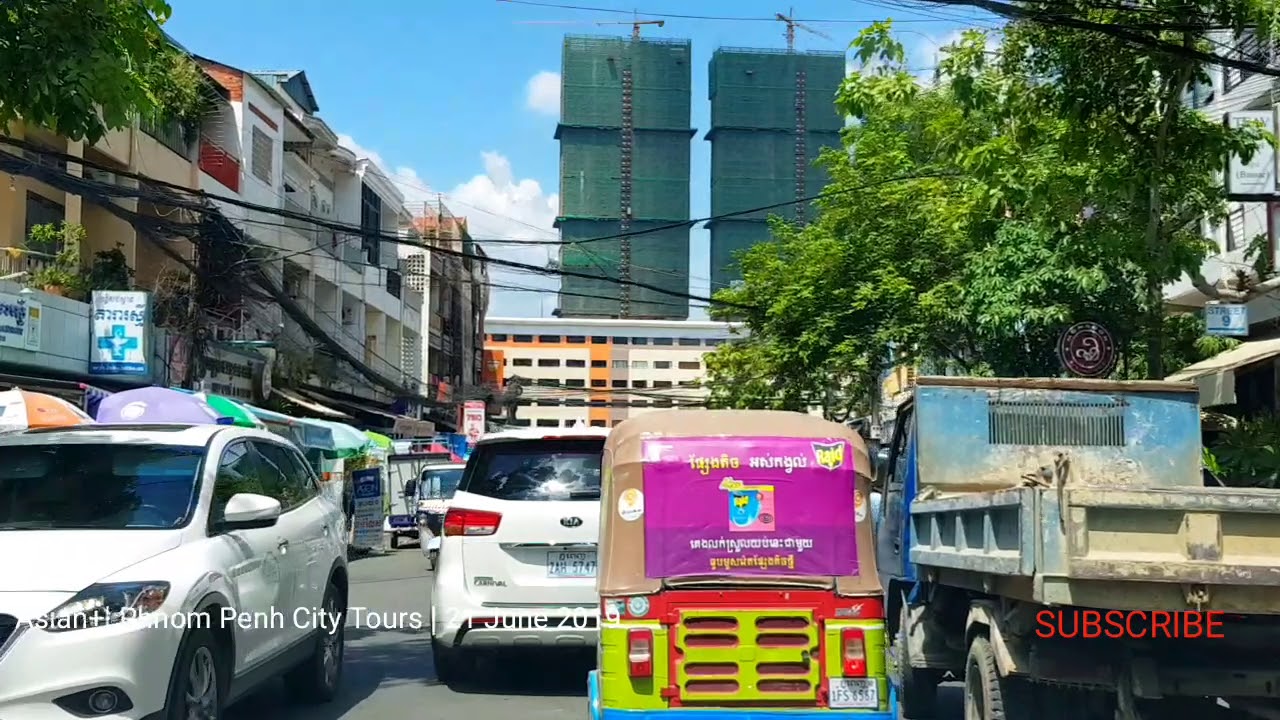 Travel and Road Traffic View | Asian Country Tours | Phnom Penh City | Kingdom of Cambodia
