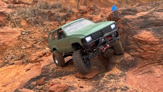 Testing out my new 4.19 Proline Mud Terrain KM3 tires #4runner #rccrawlers 