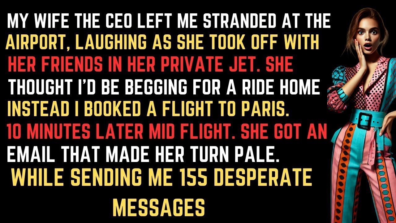 My Wife Left Me 'Stranded' at the Airport—I Flew First-Class to Paris With His Business Partner