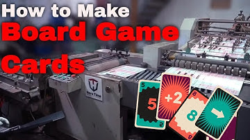 How to Make Board Game Cards - Hero Time Manufacturing