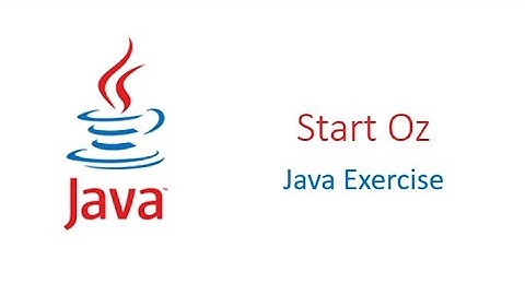 Start Oz || Java Exercise || CodingBat.com