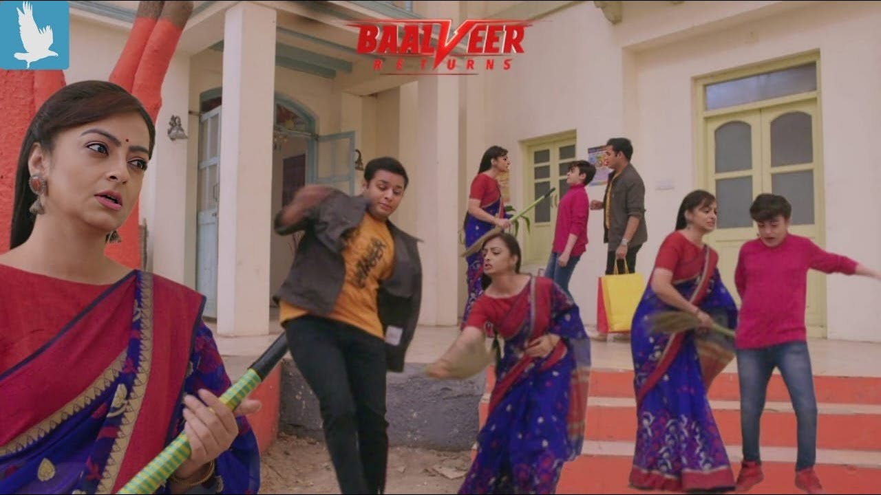 पूजा सामग्री लाने में लेट हुए बालवीर और विवान, मम्मी ने झाड़ू से करी पिटाई || Baalveer Returns