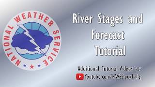 River Forecast Ahps Tutorial
