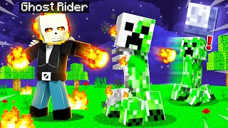 PLAYING as GHOST RIDER in MINECRAFT!