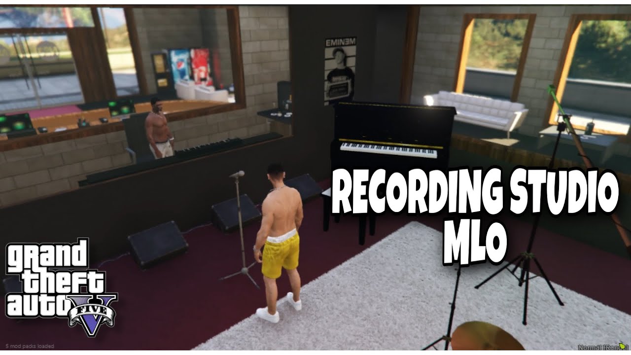 New Recording Studio MLO In GTA 5 RP (FiveM)  GTA 5 New Record Label  Coming Soon 