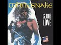 Whitesnake Is This Love 1987 LP Version HQ