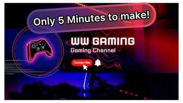 How To Create A YouTube Banner In 5 Minutes - Tutorial