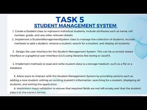 Task :5 ||Student Management System in Java|| Codsoft internship in Java|| #trending #shots