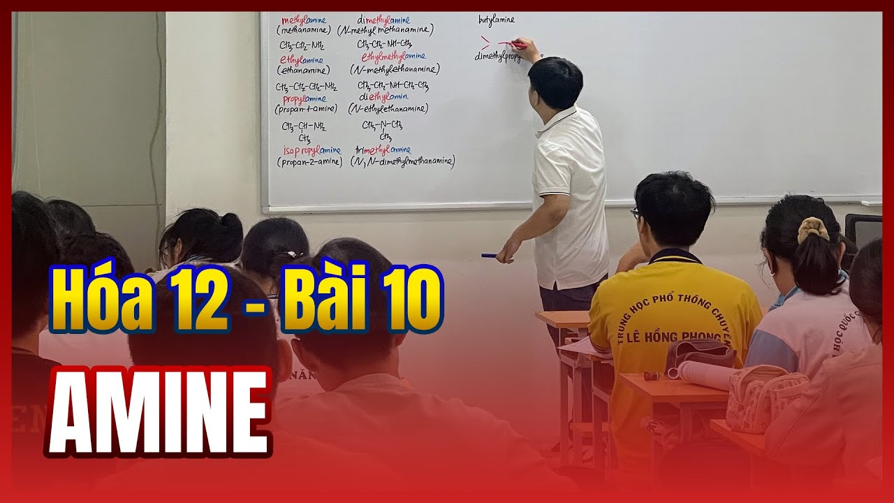 Amine | Hóa 12 🟥 Bài 10 (chương trình mới)