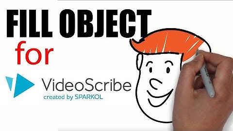 How to Fill Object SVG for Videoscribe, Whiteboard Animation