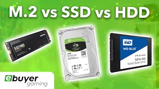 M.2 vs SSD vs HDD - Best Storage for Gaming