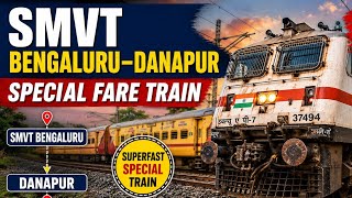 SMVT Bengaluru–Danapur Special Fare Train Coupling 😱 What Really Happened? Train No 03252 or 03246