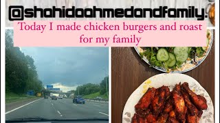 Today I made chicken burger and roast for my family || #food #viral #share #subscribe #yummy