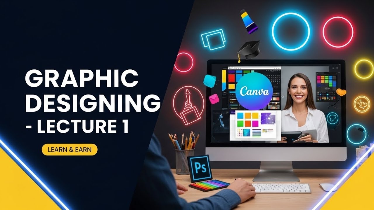 Graphic Designing Basic To Advance Course |Lecture 1 | Learn & Earn ...