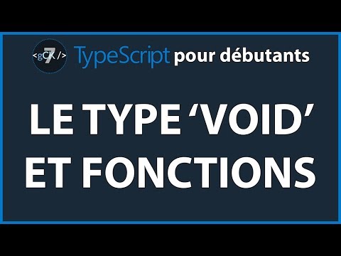 [7/??] The 'void' type and functions | TypeScript for beginners in 2019