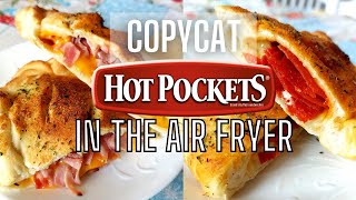 COPYCAT HOTPOCKETS in the AIR FRYER @mymomlife