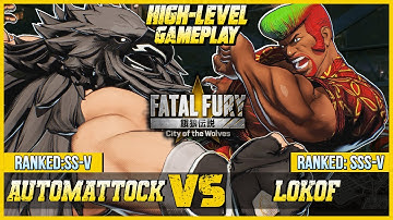 FATAL FURY: CotW ⭐ AutoMattock (TIZOC) vs Lokof (MARCO) ⭐ FF:CotW High Level Gameplay!