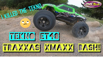 Tekno ET48 and Traxxas XMAXX Bash!!
