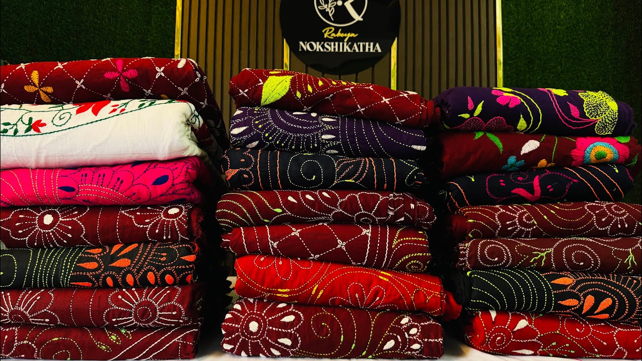 হাতের কাজের (২১) পিস নতুন ডিজাইনের বেডশীট/সবগুলো একদম ডিটেলসে খুলে দেখাবো