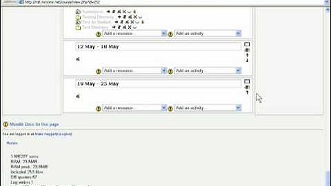 Moodle - Adding Images and or YouTube videos to a Homepage