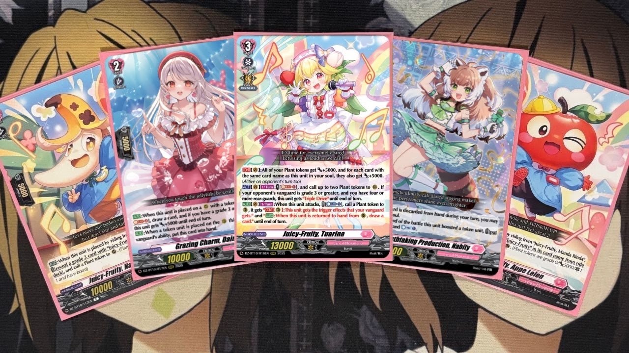 My Juicy-Fruity Cardfight Vanguard Deck Profile for November 2025