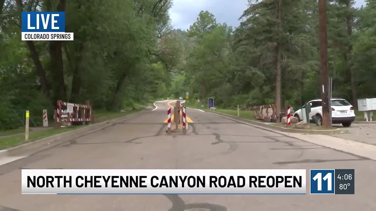 North Cheyenne Canyon Road reopens