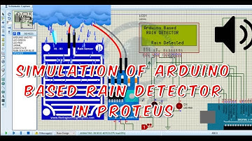 Simulation of Arduino-based Rain Detector in Proteus | Rain Sensor | Arduino