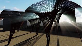 Forces of Nature - Grasshopper pavilion Kangaroo Physics Engine